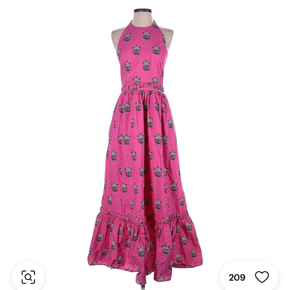 RHODE Pink Halter Sundress Never Worn